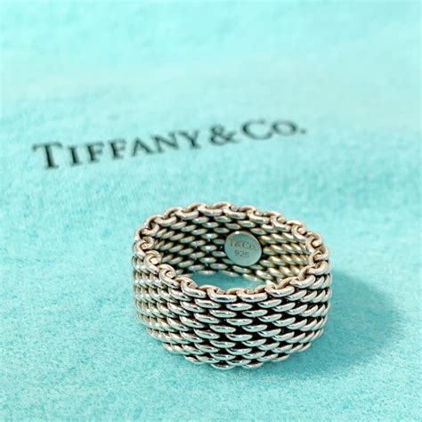 tiffany mesh ring replica|tiffany mesh ring sterling silver.